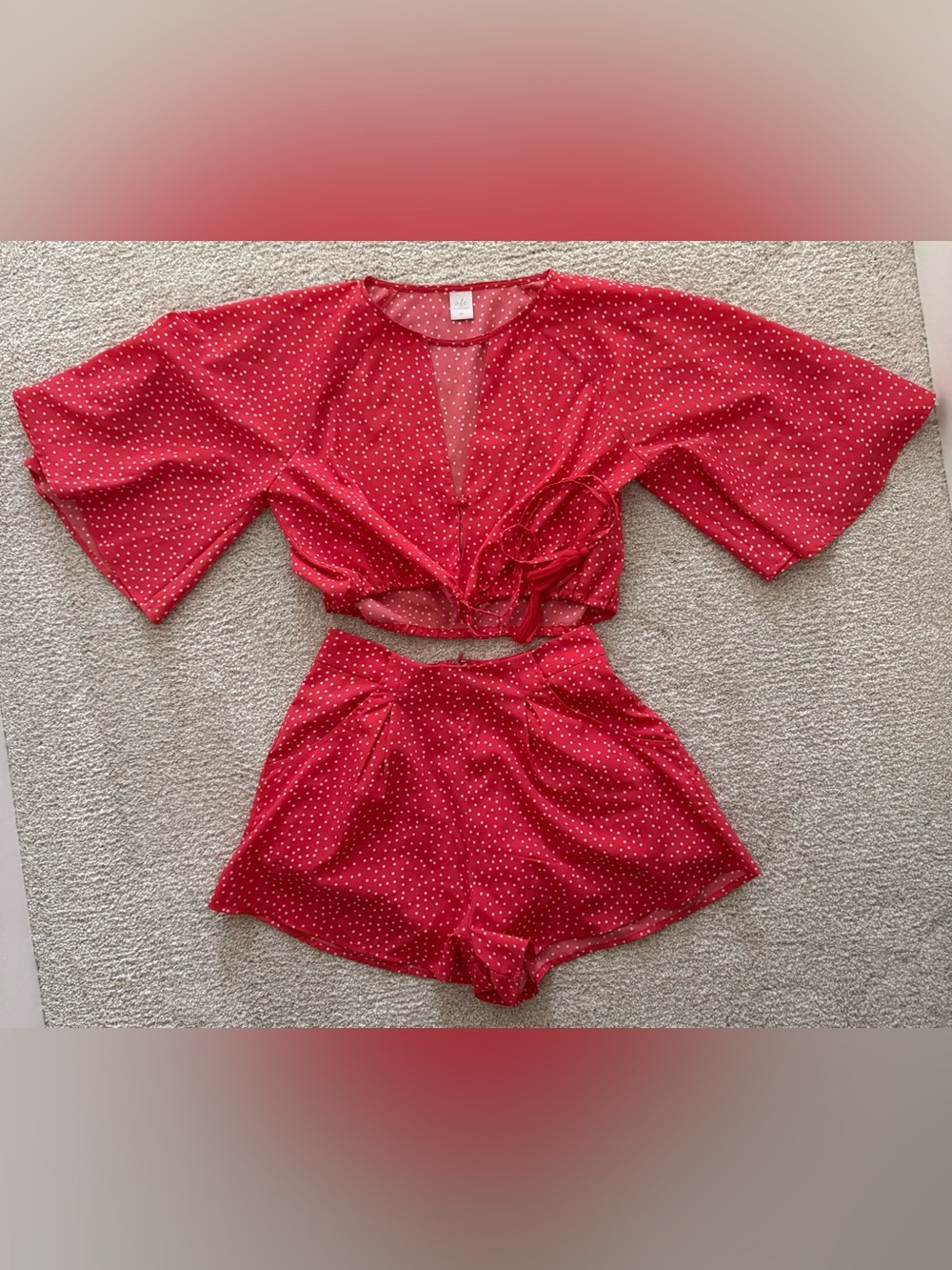 REVOLVE X Ale By Alessandra Red Polka Dot Set